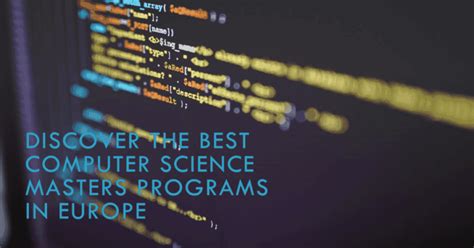 10 Best Masters Programs In Computer Science Master S Programs Guide