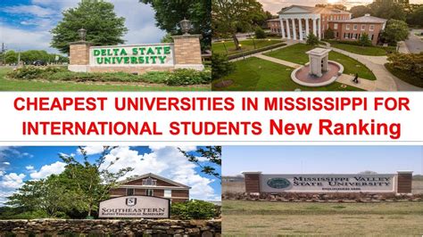 10 Cheapest Universities In Mississippi For International Students New