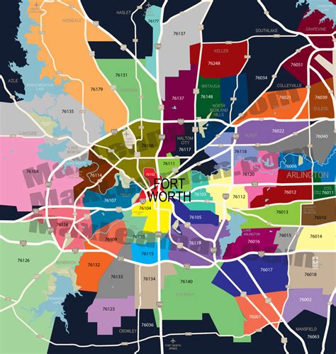 10 Fort Worth Tx Zip Code Map Image Hd Wallpaper