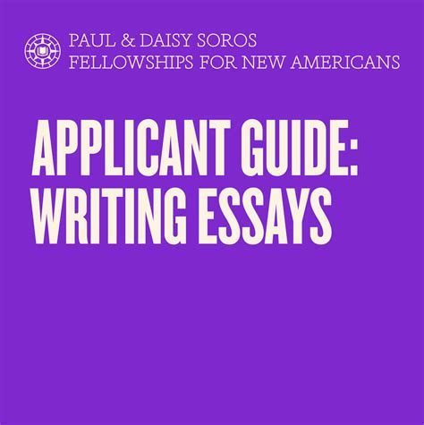 10 Paul And Daisy Soros Fellowship Tips: Maximize Your Application