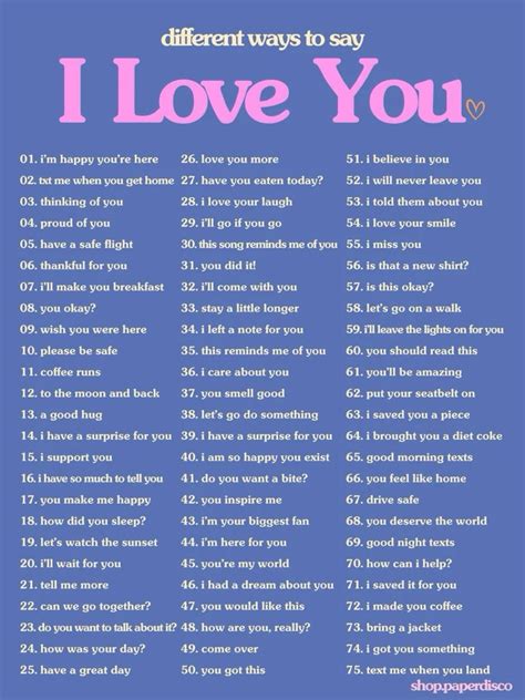 100 Ways To Say I Love You Love You Boyfriend Birthday Gifts For