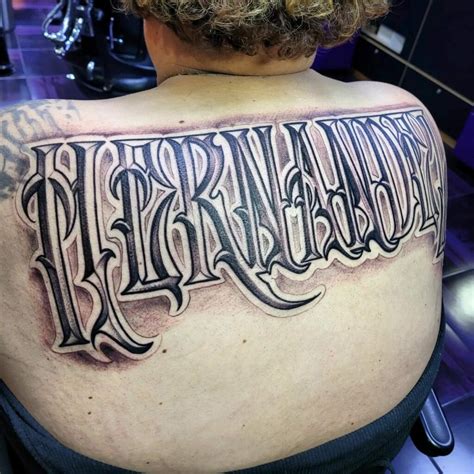 15 Last Name Back Tattoo Ideas: Mustsee Creative Designs