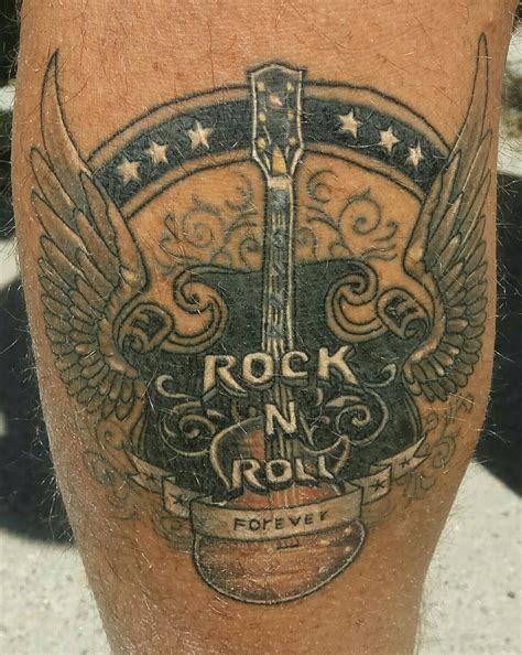 16 Best Rock N Roll Tattoos Images Tattoos Rock N Roll Tattoo Cool