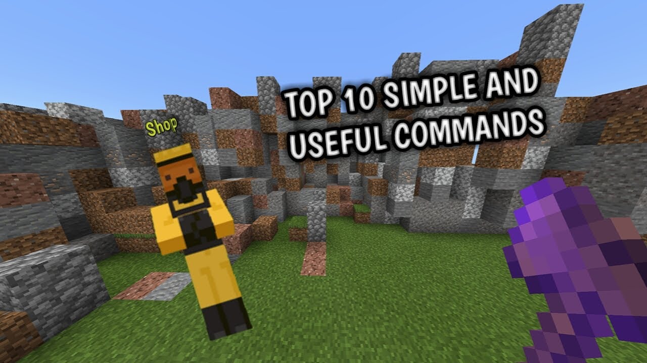 18 Items You Can Only Get With Commands In Minecraft 1 13 1 17 Youtube