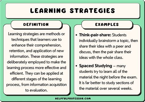 18 Learning Strategies Examples 2025