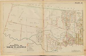 1906 North Plainfield Union New Jersey Brookside Sanitarium Copy Plat