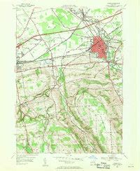 1955 Map Of Oneida Ny High Res Pastmaps