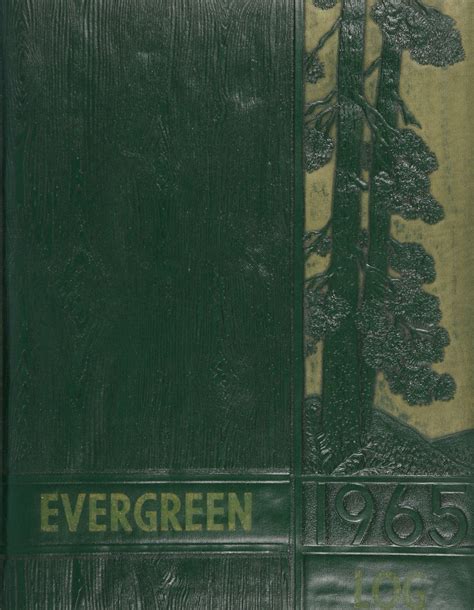 1965 Yearbook From Evergreen High School From Vancouver Washington