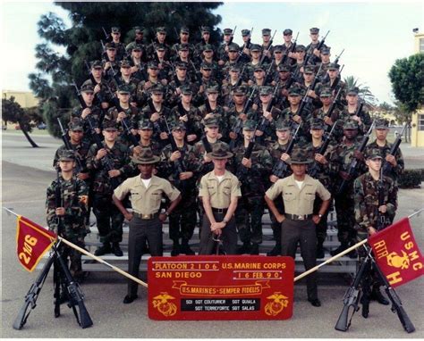 1990 Mcrd San Diego Platoon Mcrd San Diego Marine Corps United