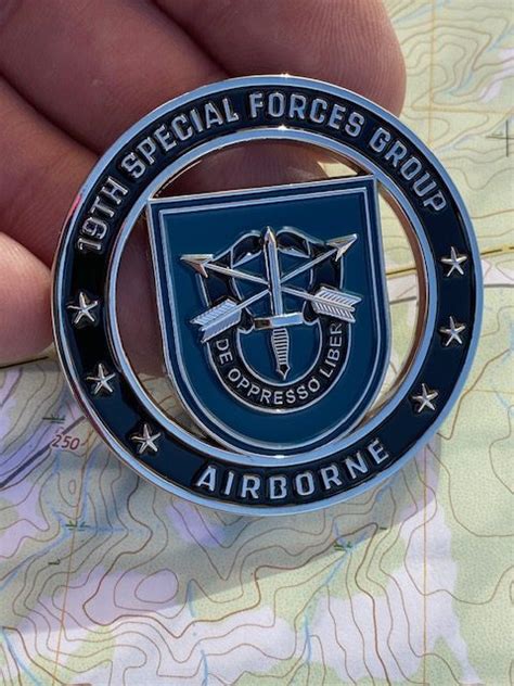 19Th Special Forces Group 3Rd Gen Coin Cutout Excalibur Industries