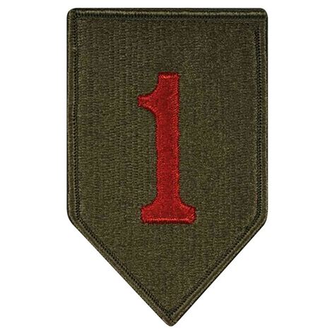 1St Infantry Division Big Red One Patch By Moa