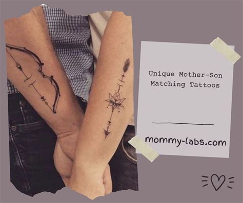 2. 10 Essential Motherson Matching Tattoos: Unique Designs