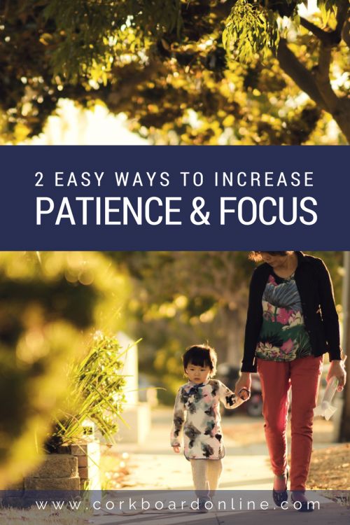 2 Easy Ways To Increase Patience And Focus Melissa Corkum