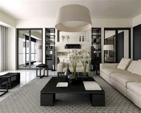 20 Black And White Living Room Designs Bringing Elegant Chic Into