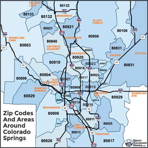 20+ Colorado Springs Zip Codes: The Ultimate Guide