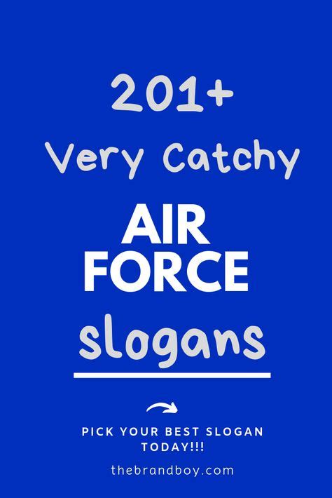 201 Motivating Air Force Slogans And Mottos Thebrandboy Business