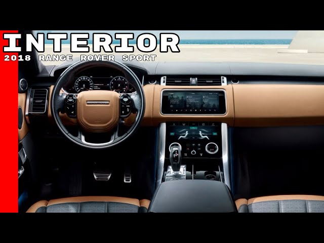 2018 Range Rover Sport Interior Seating Features