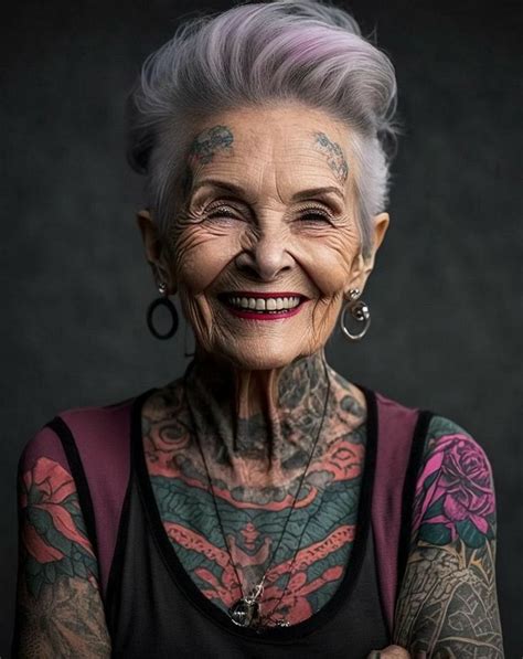 25 Old People With Tattoos Ideas Tattoos Old People People