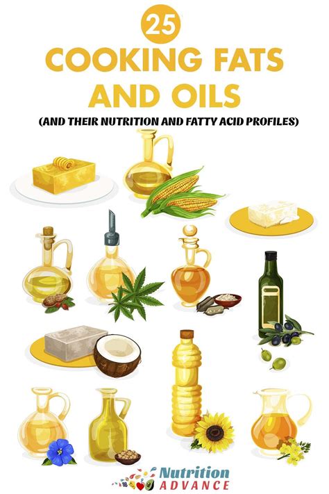 25 Types Of Cooking Fats And Oils Nutrition Facts Benefits Drawbacks