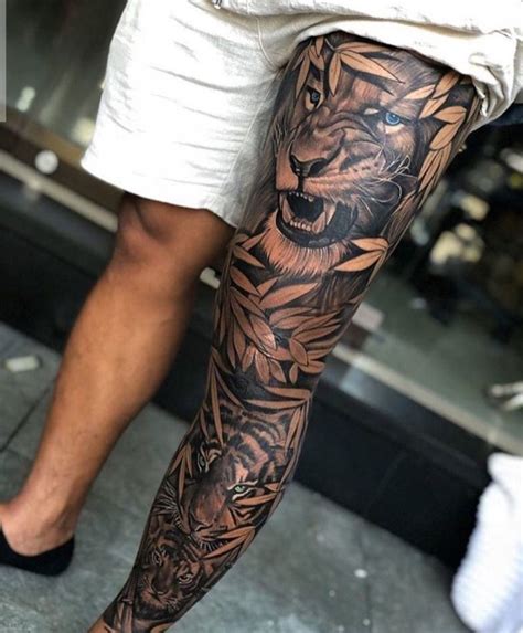 25 Unique Leg Tattoos For Men Full Leg Tattoos Leg Tattoo Men