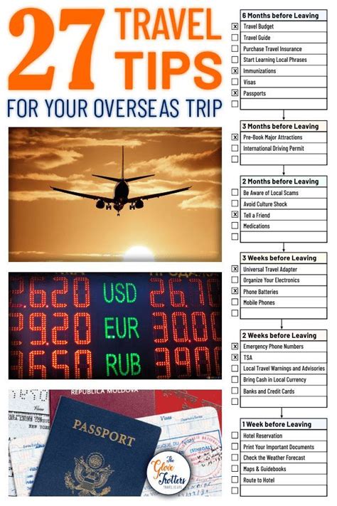 27 Travel Tips For Your Overseas Trip The Glovetrotters Travel