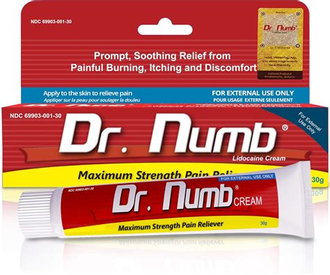 30G Numb Anesthetic Cream Dr Numb Tattoo Numbing Cream Lasting Effect