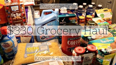 330 Grocery Haul Sam S Club Kroger Youtube