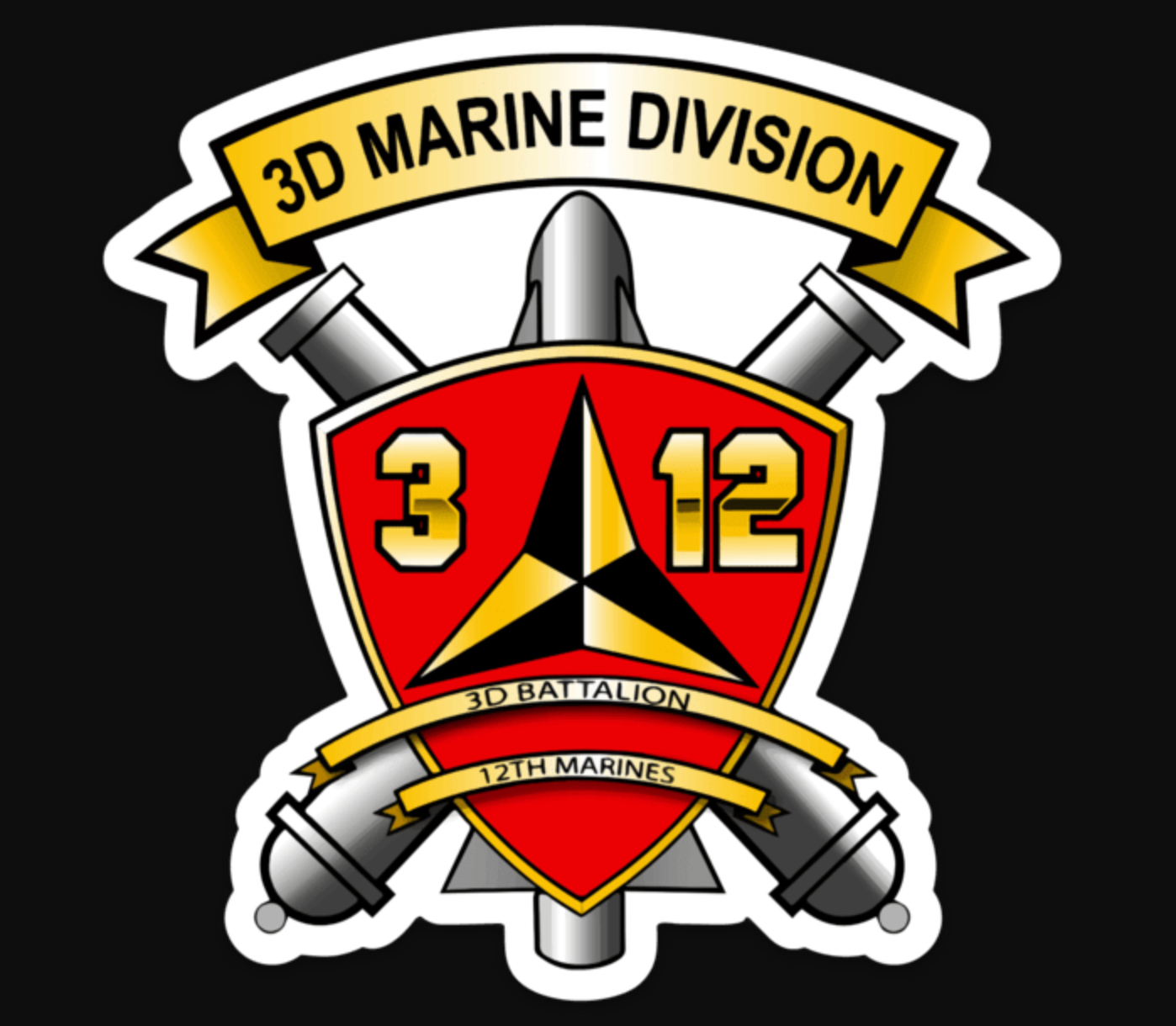 3Rd Battalion 12Th Marines Sticker