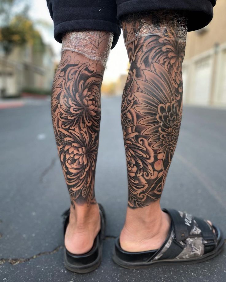 40 Calf Tattoo Ideas For Me A D Wome I 2023