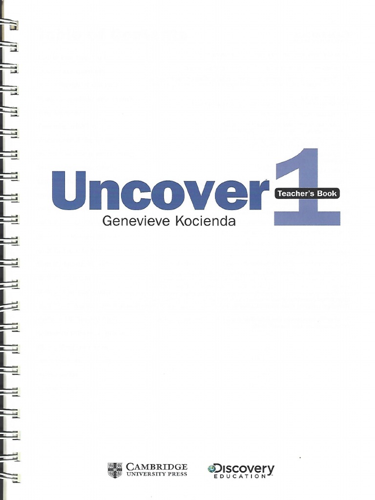 421197262 Uncover Teacher S Book 1 Pdf Ingl S Ii Studocu