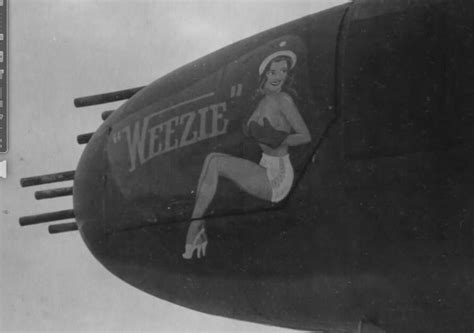 50 Color Vintage Photographs That Capture Amazing Nose Art Painted On