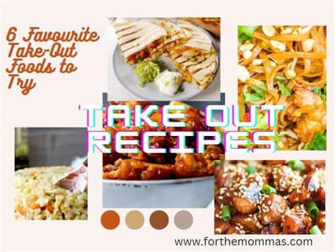 6 Favourite Take Out Foods To Try At Home