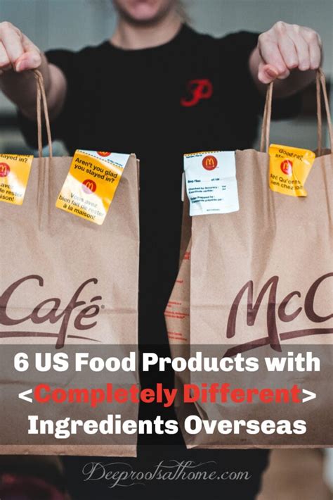 6 Us Food Products W Completely Different Ingredients Overseas