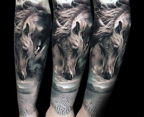 70 Awesome Horse Tattoos For Men Horse Tattoo Design Horse Tattoo