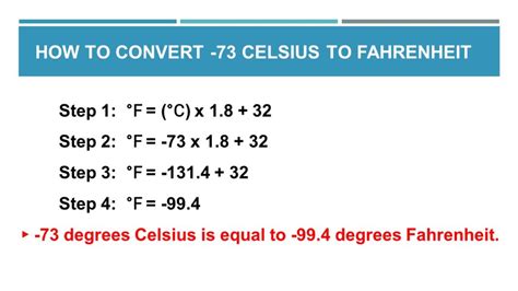 73 Degrees Fahrenheit To Celsius