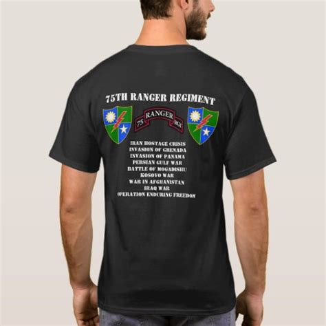 75Th Ranger Regiment T Shirt Zazzle