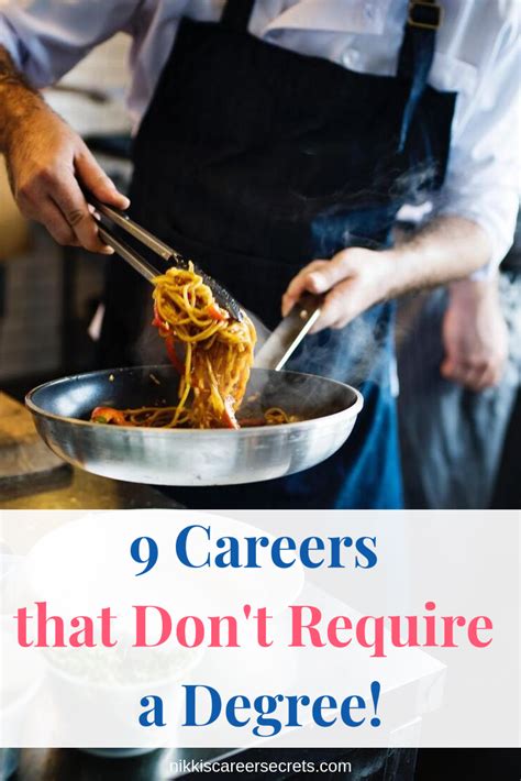 9 Careers That Don T Require A Degree Weisheiten Kochen Tipps Und