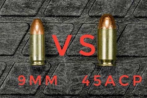 9Mm Vs 45 Acp What S The Difference