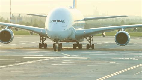 A Huge Plane Taking Off On Runway Stock Footage Sbv 335175907 Storyblocks