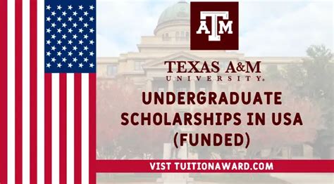 A M University Of Texas Scholarships 2023 In Usa Tuition Award