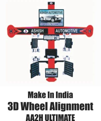 Aa2h Ultimate 3D Wheel Alignment Machine At Rs 360000 3D Wheel