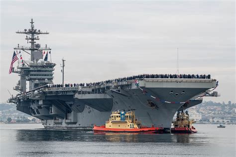 Abraham Lincoln Carrier Strike Group Arrives In San Diego After Around