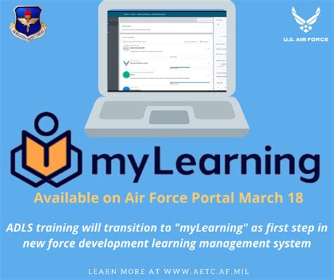 Adls Training Transitions To Mylearning In First Step For New Force