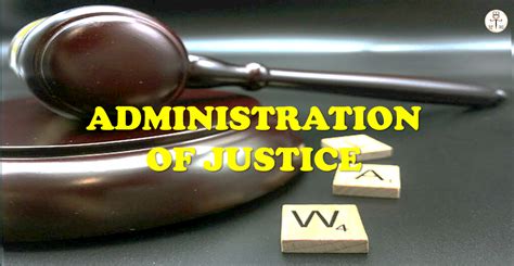 Administration Of Justice Legal Vidhiya