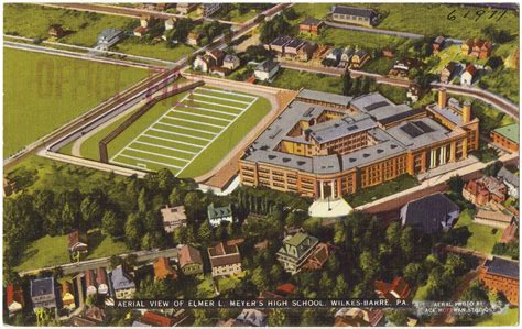 Aerial View Of Elmer L Meyer S High School Wilkes Barre Flickr