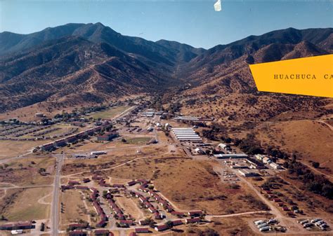 Aerial View Of Huachuca Canyon At Fort Huachuca Arizona Memory Project