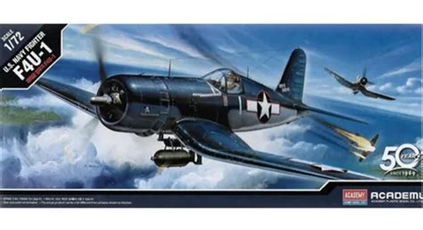 Aeronave Corsair Navy 1 72 Academy 12457 Modelo Corsair F4u1 Mercadolivre