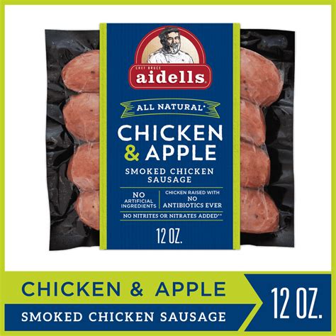 Aidells Smoked Chicken And Apple Sausage Links 4 Count Walmart Com