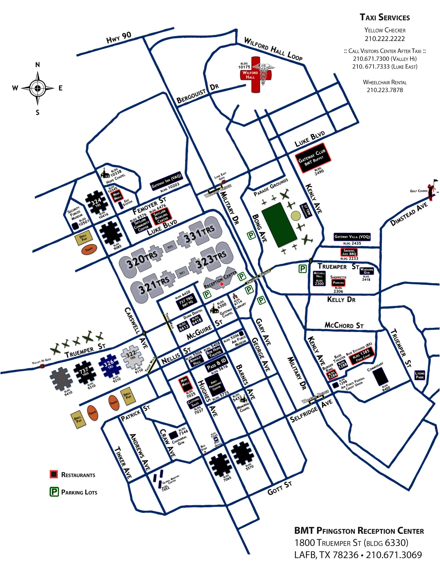 Air Force Base Map