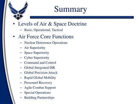 Air Force Core Functions